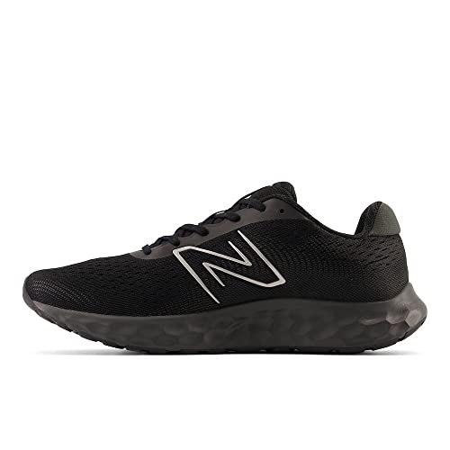 New Balance Men's 520 V8 Running Shoe, Black/Black, 11 Wide