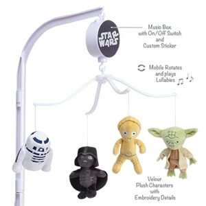 Lambs & Ivy Star Wars Classic Musical Baby Crib Mobile Soother Toy