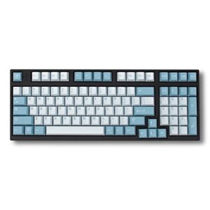 mintcaps Dreams Blue White Keycaps Set 121 Keys Cherry Profile Doubleshot Custom Keycaps for Cherry MX Gateron Kailh Switches Mechanical Keyboards