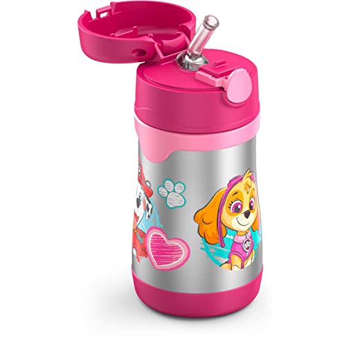 Thermos Kids Vacuum Insulated10 Oz Straw Bottle, Paw Patrol Girl