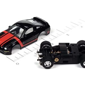 Auto World Super III 2005 Ford Mustang GT (Black) HO Scale Slot Car