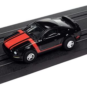 Auto World Super III 2005 Ford Mustang GT (Black) HO Scale Slot Car