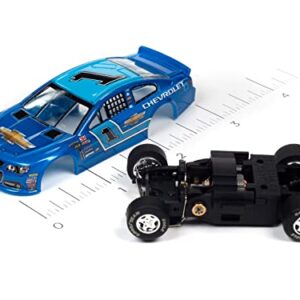 Auto World Super III 2015 Chevy SS Stock Car (Blue) HO Scale Slot Car