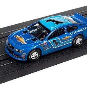 Auto World Super III 2015 Chevy SS Stock Car (Blue) HO Scale Slot Car