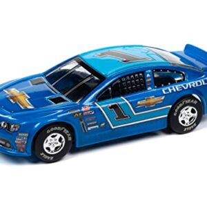 Auto World Super III 2015 Chevy SS Stock Car (Blue) HO Scale Slot Car