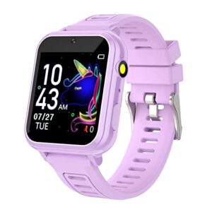 smart watch for kids, kids smart watch boys with 24 games, camera, music player, video and audio recording, alarm clock, calendaring, hd touchscreen toddler watch gift for 3-12 years old boys girls