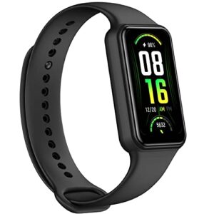 Amazfit Band 7 Fitness & Health Tracker for Women Men, 18-Day Battery Life, Black & Bip 3 Pro Smart Watch for Android iPhone, 4 Satellite Positioning Systems, Water-Resistant(Black)