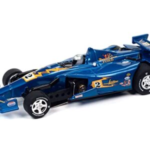 Auto World Super III 2014 INDY Car (JL Special Blue #2) HO Scale Slot Car