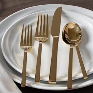 Oneida Allay Champagne 20 Piece Everyday, Service for 4 Flatware Set, 20PC FW, STAINLESS