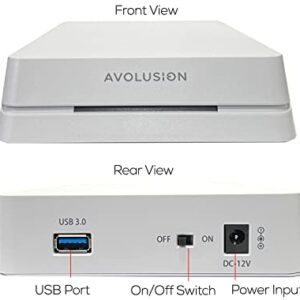 Avolusion HDDGear Pro 8TB 7200RPM USB 3.0 External Gaming Hard Drive (for PS5) White - 2 Year Warranty