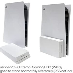 Avolusion HDDGear Pro 8TB 7200RPM USB 3.0 External Gaming Hard Drive (for PS5) White - 2 Year Warranty