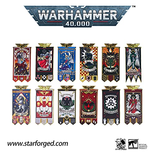 Starforged Space Marines Chapter Banner Collection Refrigerator Magnet Warhammer 40K-Blood Angels