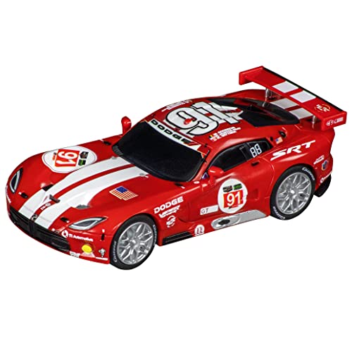 Carrera 64209 SRT Viper GT3 SRT Motorsport No.91 1:43 Scale Analog Slot Car Racing Vehicle GO!!! Slot Car Toy Race Track Sets