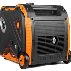 WEN 56450iX Dual Super Quiet 4500-Watt RV-Ready Portable Inverter Generator with Fuel Shut-Off and CO Watchdog Black