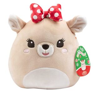 squishmallows new 12" clarice the reindeer - official kellytoy rudolph the red nosed reindeer plush - cute and soft christmas plush animal - great gift for kids visit the store (12 inch)