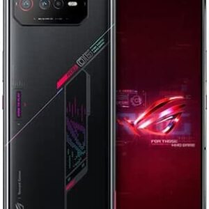 ASUS Rog Phone 6 5G Dual AI2201 128GB 8GB RAM Factory Unlocked (GSM Only | No CDMA - not Compatible with Verizon/Sprint) Tencent Version - Black