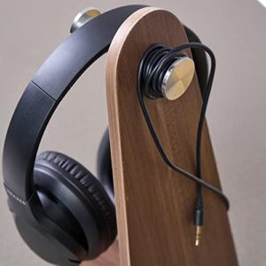 urbanplus Universal Headphone Stand Wood, Walnut Headset Stand for Desk, Walnut Gaming Headphone Holder Compatible for Sennheiser, Bose, Beats, Razer, AKG, Airpod Max, HyperX, Sony PS4 etc.