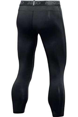 Nike Mens Pro 3/4 Length Training Tight (Black, Medium)