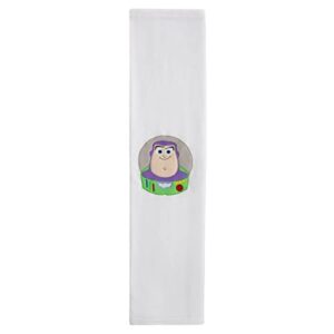 Disney Toy Story It's Play Time White, Green, and Purple, Buzz Lightyear Shaped Toddler Blanket