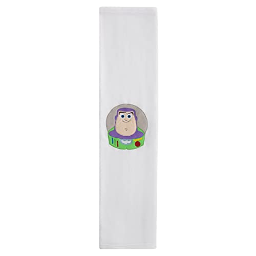 Disney Toy Story It's Play Time White, Green, and Purple, Buzz Lightyear Shaped Toddler Blanket