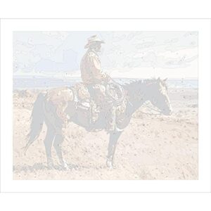 YSCOLOR DIY Canvas Painting Gift Grazing Cowboy Paint by Numbers DIY Acrylic Painting Kit for Kids and Adults and Beginner 16X20inch