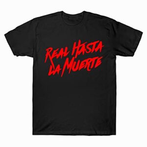 anuel-aa-real-hasta-la-muerte shirt for men women poster t shirt costume t shirts for mens tshirt black large
