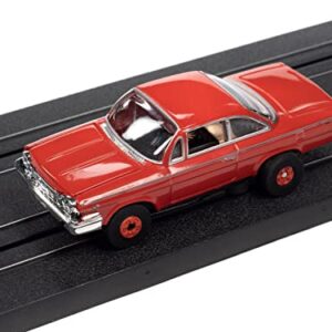 Auto World Thunderjet OK Used Cars 1962 Chevrolet Bel Air Coupe (Red) HO Scale Slot Car