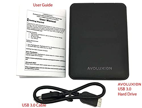 Avoluxion 1TB USB 3.0 Portable External Gaming Hard Drive (for Xbox One & Series X|S Game Console, Pre-Formatted) - 2 Year Warranty