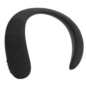 pomya neckband bluetooth speaker, wireless wearable speaker, wireless wearable body speaker, 3d stereo surround sound for cycling hiking traveling
