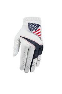 callaway golf 2023 men's weather spann golf glove (usa, single, large, new model, standard, worn on right hand)