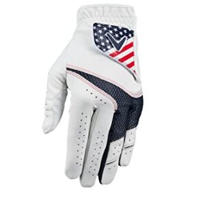 Callaway Golf 2023 Men's Weather Spann Golf Glove (USA, Single, Large, New Model, Standard, Worn on Right Hand)