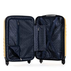 Ben Sherman Spinner Travel Upright Luggage Hereford, Mustard, 8-Wheel 28