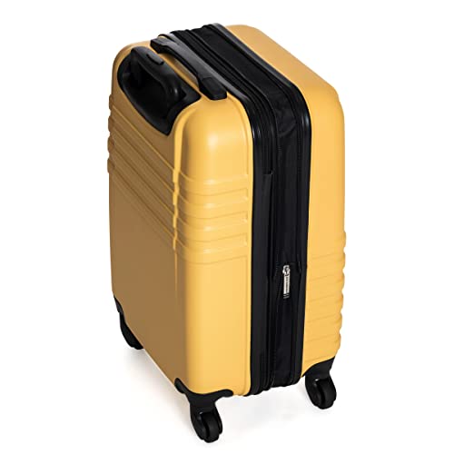 Ben Sherman Spinner Travel Upright Luggage Hereford, Mustard, 8-Wheel 28