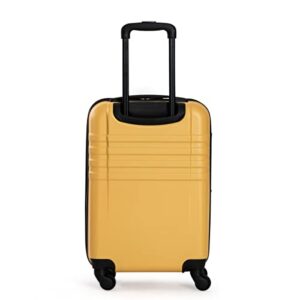 Ben Sherman Spinner Travel Upright Luggage Hereford, Mustard, 8-Wheel 28