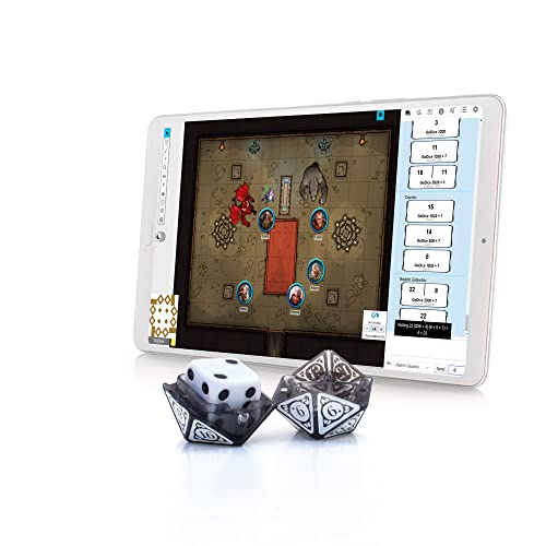 GoDice D20 Connected – The World’s First Connected Polyhedral Dice for Online RPG Play. Connects to Roll20, Foundry VTT, and Discord Platforms. Physical Die, Real-Time Calculations. Cool Tech Inside