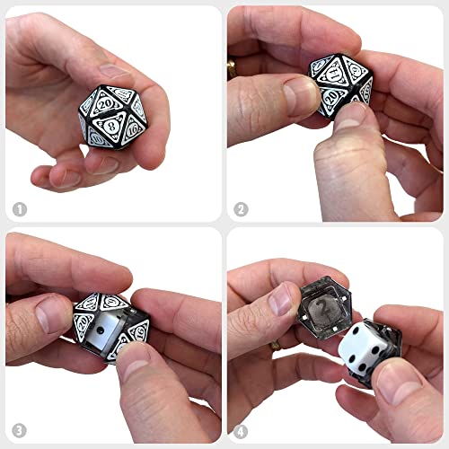 GoDice D20 Connected – The World’s First Connected Polyhedral Dice for Online RPG Play. Connects to Roll20, Foundry VTT, and Discord Platforms. Physical Die, Real-Time Calculations. Cool Tech Inside