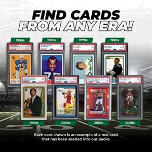 NFL Graded Card Mystery Booster Pack | PSA or BGS Graded Football Card | Grade 7+ Guaranteed | Contains One Graded Vintage, Rookie, Hall of Famer or Current Star Card | by Cosmic Gaming Collections