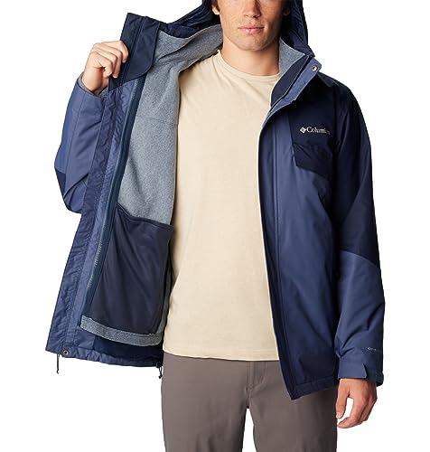 Columbia Men's Bugaboo II Fleece Interchange Jacket, Ancient Fossil, Large