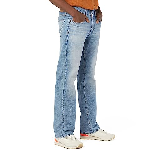 Signature by Levi Strauss & Co. Gold Label Men's Relaxed Fit Flex Jeans, (New) Palisade-Stretch Waistband, 40Wx30L