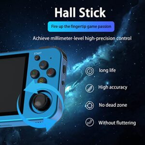 RG353M Handheld Game Console Built-in 64G Card 4452 Games, Aluminum Alloy Shell and 3.5 inch IPS Multi-Touch Screen,Dual OS Android 11 and Linux Support 5G WiFi 4.2 Bluetooth Streaming and HDMI