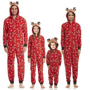 yuemengxuan christmas family pajamas matching sets deer onesies jumpsuits baby kids adults women men pjs sleepwear homewear outfits(a,kid,9t)