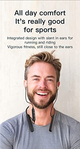 FELIMAI Bluetooth Headphones Neckband, Long Battery Life,120 Hours Playtime,Support SD Card Play Music,Bluetooth Wireless Sport Headphones,Bluetooth Neckband Running (365 Days Free Replacement)