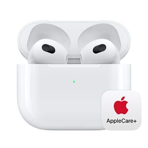 apple airpods (3rd generation) wireless earbuds with lightning charging case with applecare+ (2 years)