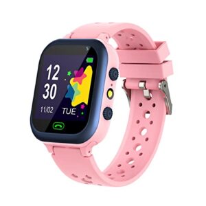 smart watch for boys girls ages 3-12 smart watch with video camera music player call 1.44 in hd touch screen christmas birthday gifts