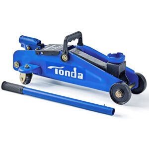 TONDA Floor Jack, Hydraulic Portable Car Lift Jack, 2 Ton (4,000 lb) Capacity, Blue