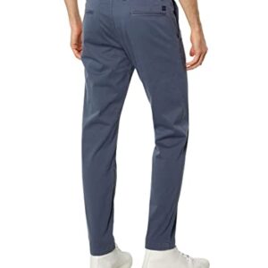 BOSS Men's Tapered Fit Cotton Blend Trousers, Medium Spruce Blue, 3632