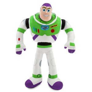 disney pixar disney store official buzz lightyear plush, toy story, medium, 17 inches, iconic cuddly toy character with embroidered features, perfect present for kids, suitable for all ages 0+