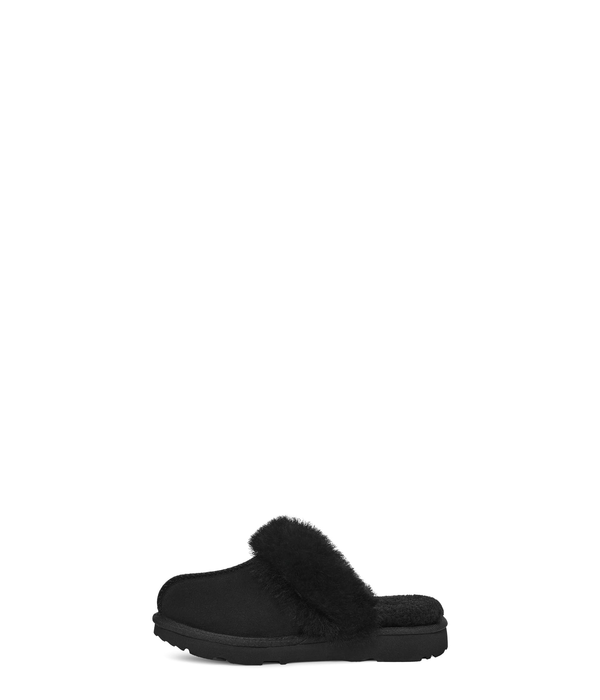 UGG K Cozy II Slipper, Black, 6 US Unisex Big Kid