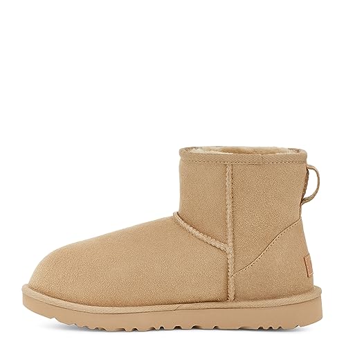 UGG Women's Classic Mini II Fashion Boot, Mustard Seed, 8