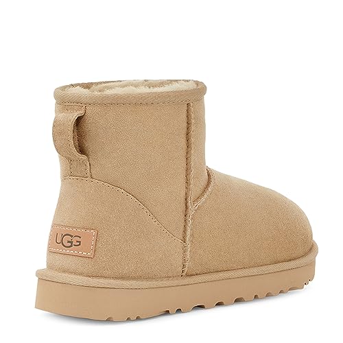 UGG Women's Classic Mini II Fashion Boot, Mustard Seed, 8